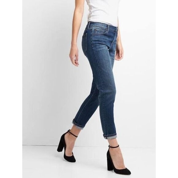 GAP Denim - Gap Womens Mid Rise Best Girlfriend Jeans Denim Size 27
